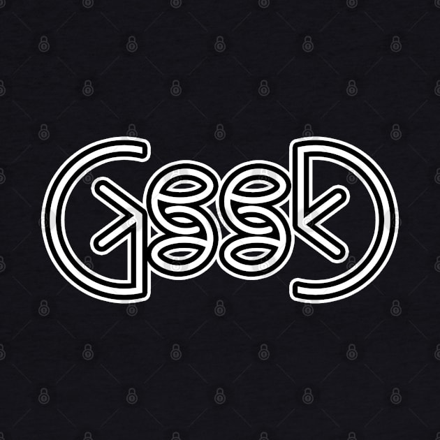 Proud Geek Geeky Nerdy Logo Typography by BoggsNicolas